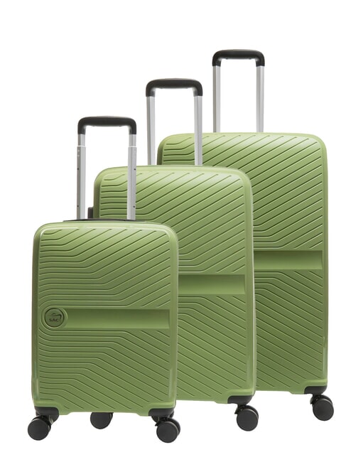 LESAC SLIDE Set de 3 cărucioare: cabină+mediu, mare expansiune verde salvie - Set trolere