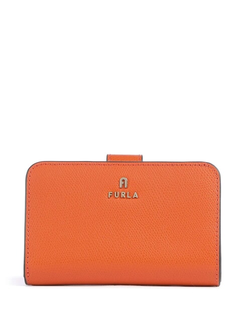 FURLA CAMELIA Portofel de dama din piele paprika+azalee int. - Portofele femei