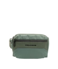 PIQUADRO CAMPIONARIO - GIO Geantă cu curea din piele și material textil - Borsete de br&acirc;u