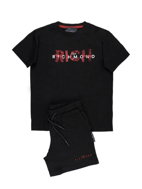 JOHN RICHMOND VALIMA Tricou + Bermude negru - Treninguri pentru copii