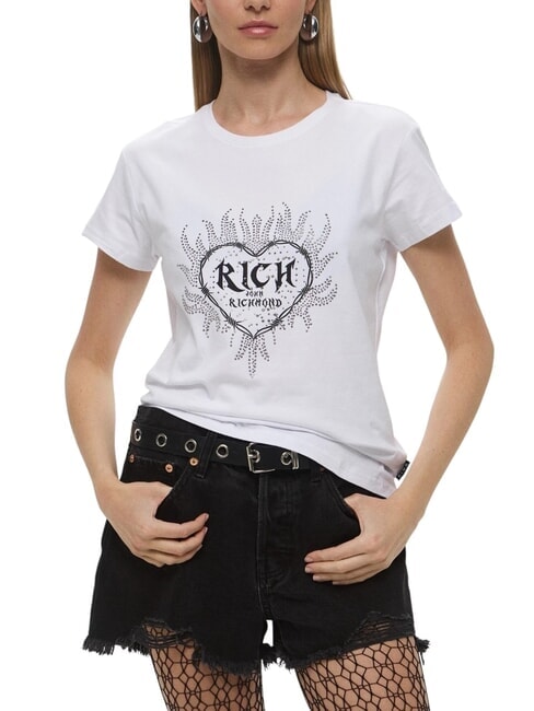JOHN RICHMOND ZARES  Tricou cu mânecă scurtă alb - tricou