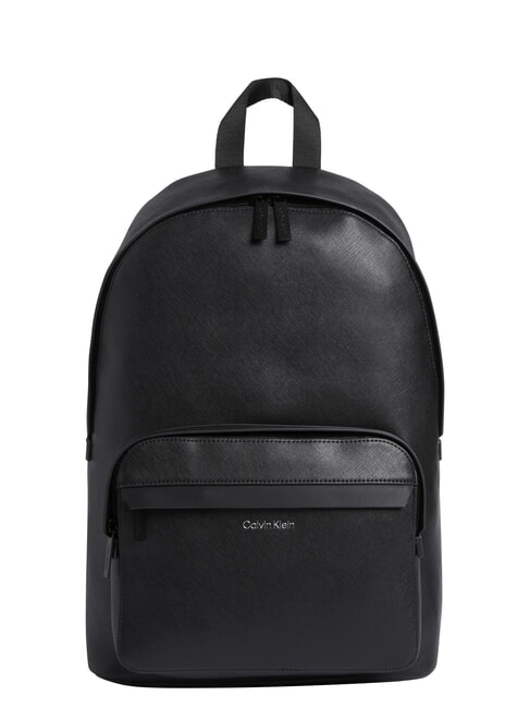 CALVIN KLEIN CK MUST Rucsac cu buzunar pentru laptop de 15" pe negru - Rucsacuri pentru școală și timp liber