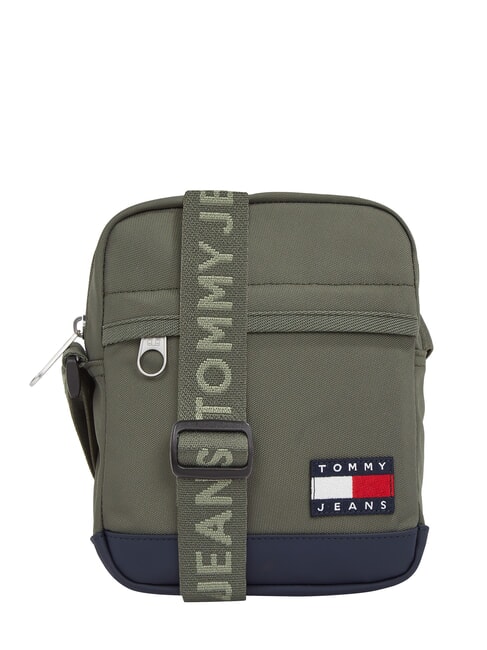 TOMMY HILFIGER TJM ESS DAILY Pungă verde coton - Genți de umăr bărbați