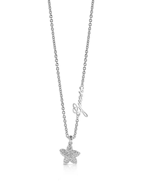 GUESS STARFISH Colier cu farmec de stea de mare SILVER - Lănțișoare