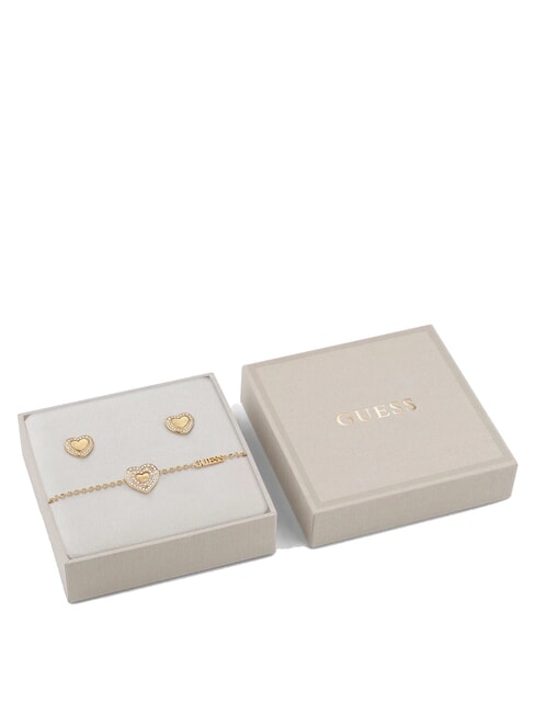GUESS AMAMI GIFT BOX Brățară + cercei aur galben - Cercei
