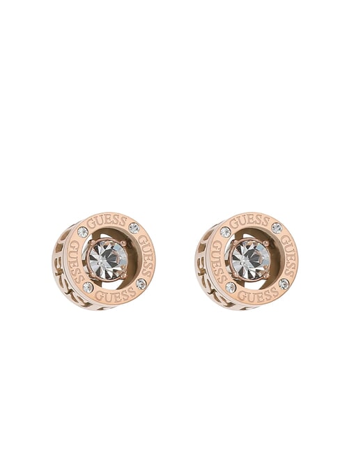 GUESS SOLITAIRE Cercei cu cristale ROSE GOLD - Cercei