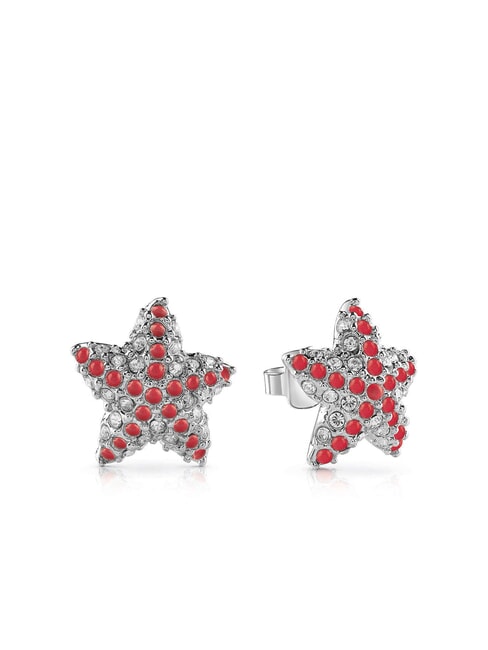 GUESS STARFISH Cercei stea de mare cu cristale SILVER - Cercei