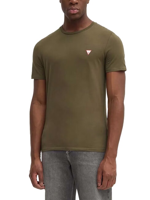 GUESS CORE Tricou din bumbac dimineata de masline - tricou