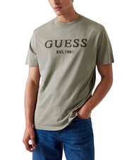 GUESS BOX LOGO Tricou cu logo brodat - tricou