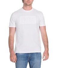 GUESS BSC EMBOSSED LOGO Tricou cu imprimeu &icirc;n relief alb purpuriu - tricou - 1