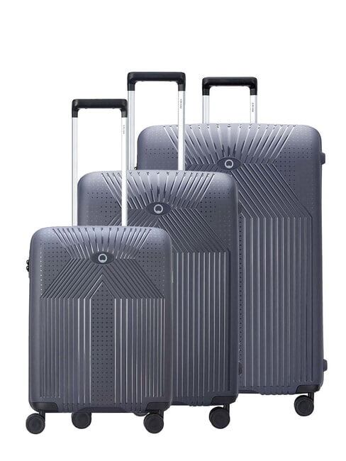 DELSEY ORDENER Set de 3 cărucioare: cabină+mediu+mare antracit - Set trolere