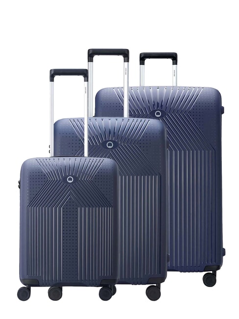 DELSEY ORDENER Set de 3 cărucioare: cabină+mediu+mare albastru - Set trolere