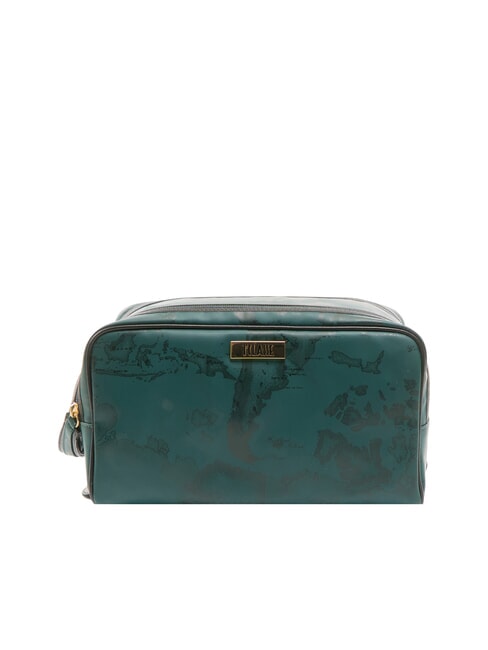 ALVIERO MARTINI PRIMA CLASSE GEO Trusă cosmetică cu fermoar dublu sticla verde - Truse de toaletă