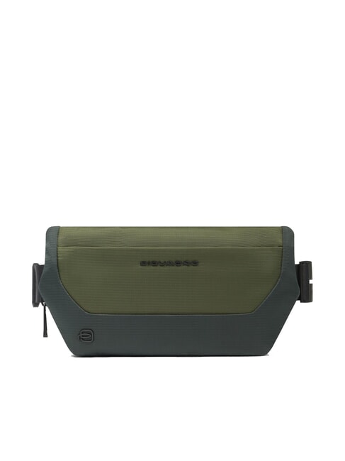 PIQUADRO S140 Borsetă din material reciclat VERDE - Borsete de brâu