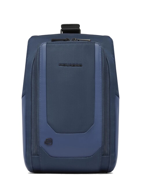 PIQUADRO S140 Rucsac pentru iPad cu un singur umăr, din material reciclat albastru - Rucsacuri pentru laptop