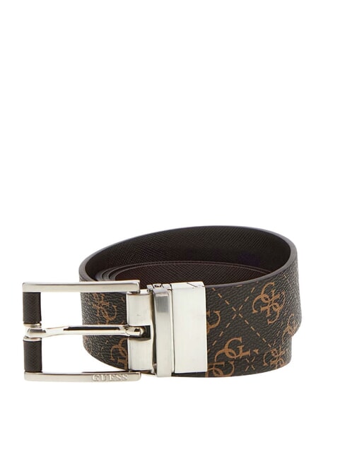 GUESS MILANO  Curea reversibilă ocru maro multicolor - Curele