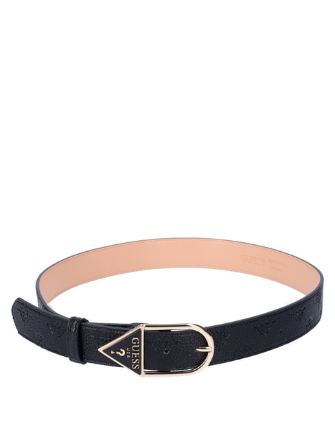 GUESS TRIANGLE Curea dublă BLACK - Curele