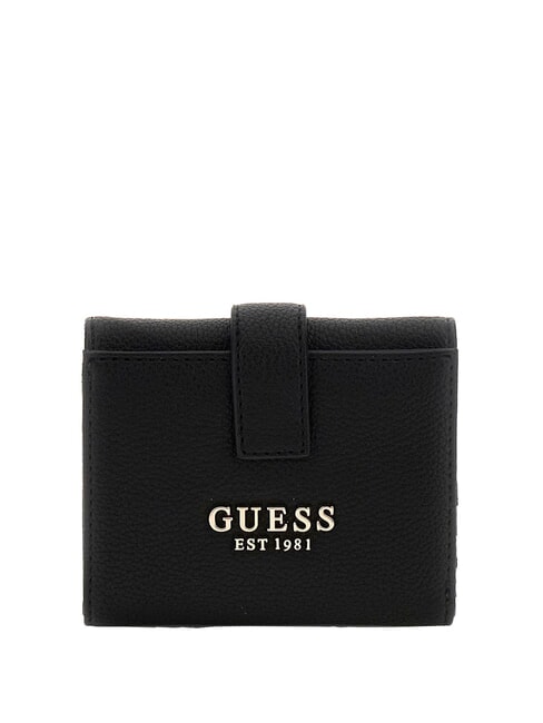 GUESS LAUREL 2  Portofel mic BLACK - Portofele femei