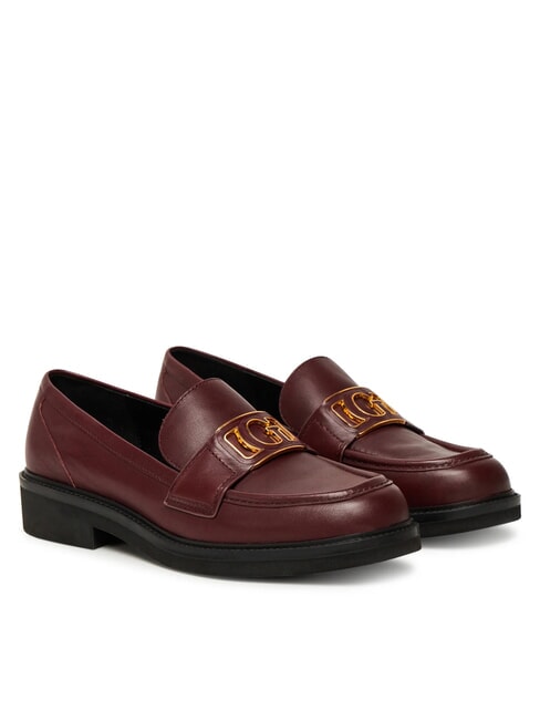 GUESS SHUTTLE3 Mocasin din piele RED - Pantofi femei