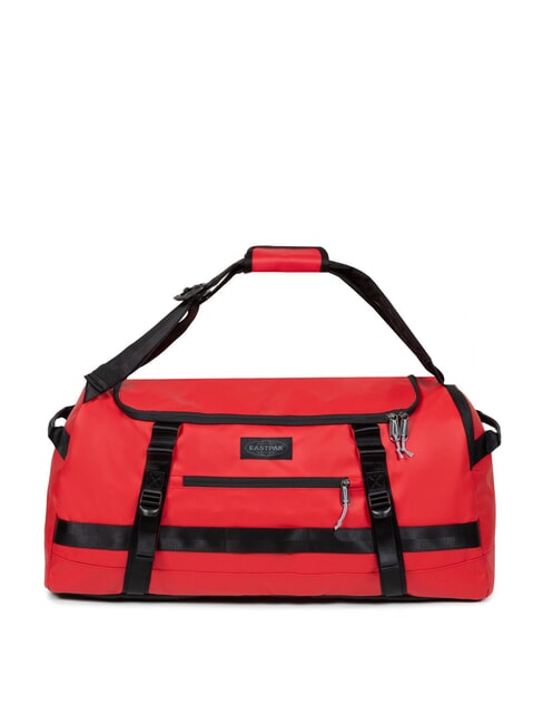 EASTPAK DUFFEL PACK M Rucsac de călătorie mediu, geantă de voiaj prelată roșie - Genți de voiaj