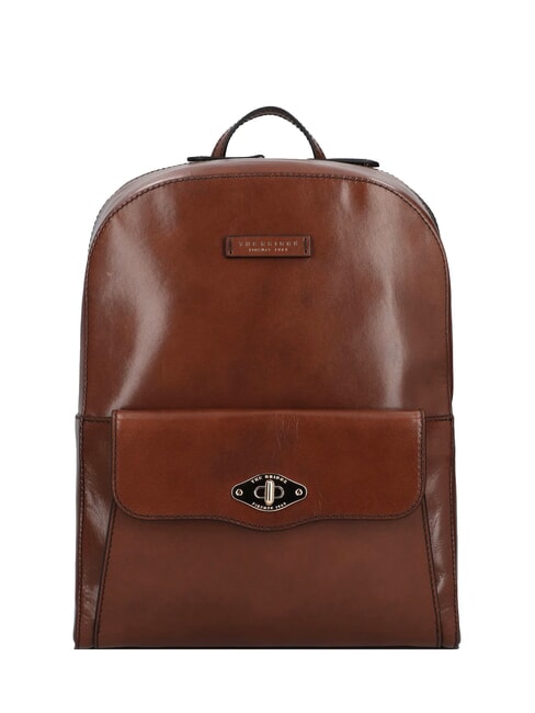 THE BRIDGE BARBARA Rucsac din piele netedă BROWN - Genți femei