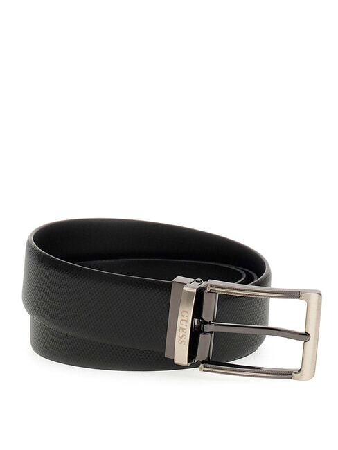 GUESS CASUAL Curea de piele BLACK - Curele