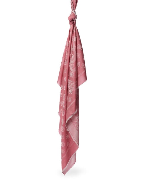 GUESS JACQUARD  Eşarfă logo-ul roz închis - Eșarfe