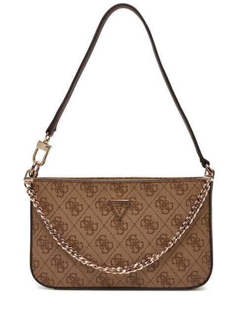 GUESS NOELLE 2 Chain Geantă de umăr mini logo latte / maro - Genți femei
