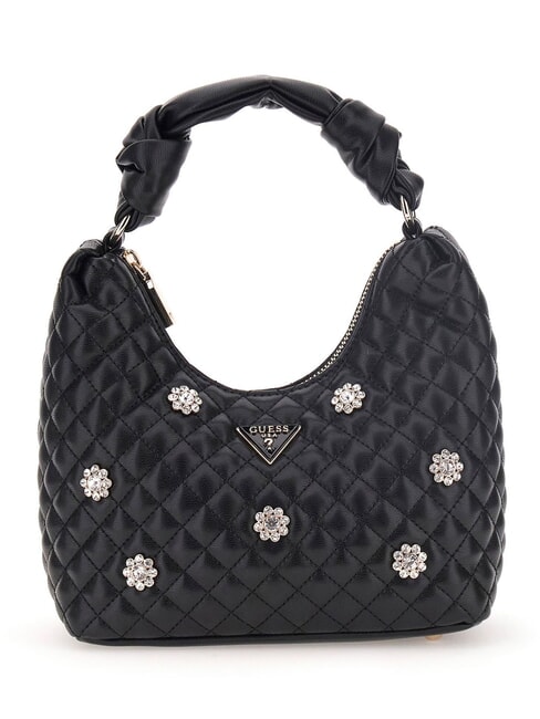 GUESS EVERLEE Geantă de umăr Hobo BLACK - Genți femei