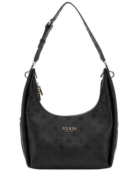 GUESS PHOEBE Geantă de umăr logo negru - Genți femei