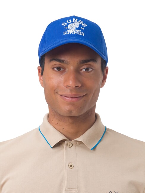 SUN68 LOGO Șapcă de baseball albastru - Căciuli