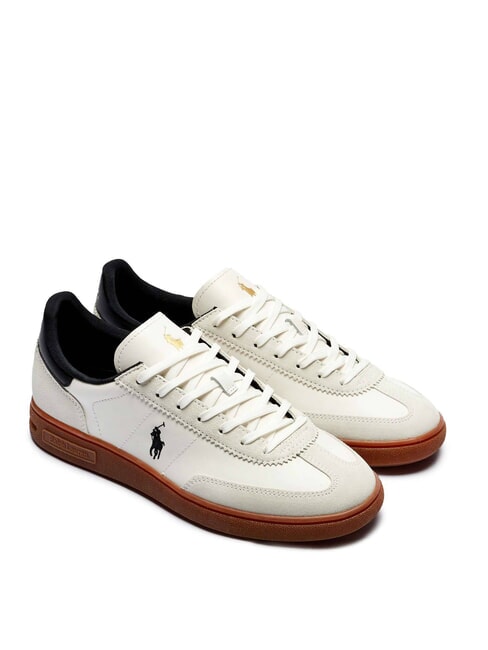 RALPH LAUREN BEDFORD  Adidași din piele alb/negru - Pantofi bărbați