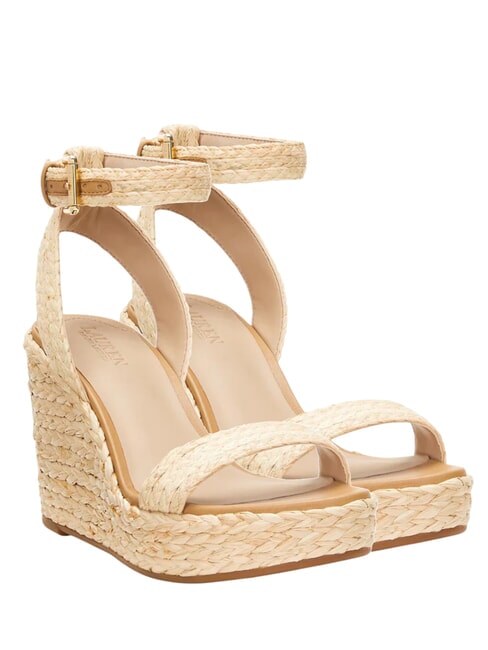 RALPH LAUREN HILARIE IV  Sandale cu espadrile înalte natural - Pantofi femei