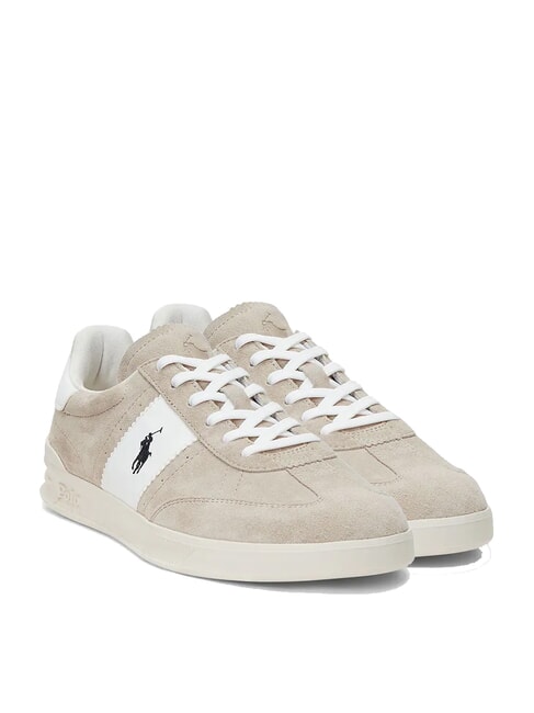 RALPH LAUREN HERITAGE AERA Adidași din piele milkshake/spălare punte albă - Pantofi bărbați