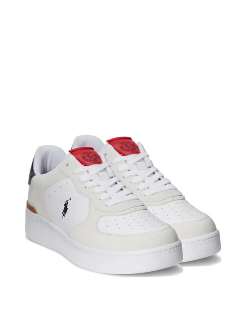 RALPH LAUREN MASTER COURT  Adidași wh / na / re - Pantofi bărbați
