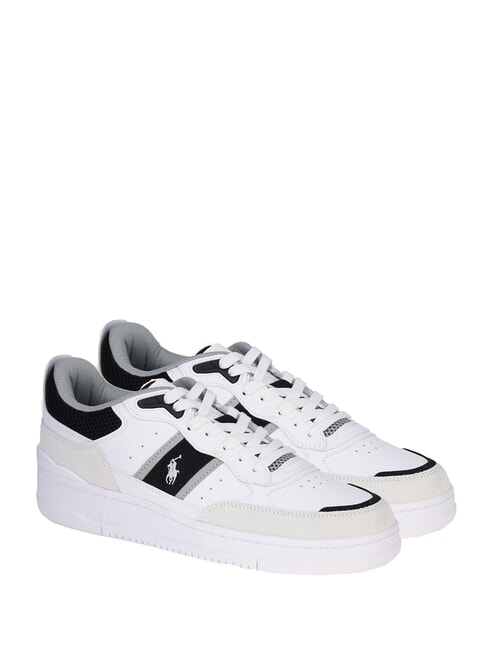RALPH LAUREN MASTERS SPORT Adidași înalți alb/negru/gri - Pantofi bărbați