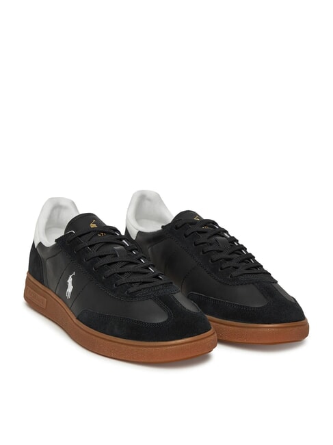 RALPH LAUREN BEDFORD  Adidași din piele bla / whi - Pantofi bărbați