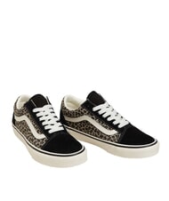 VANS OLD SKOOL COLOR THEORY Adidași din p&acirc;nză negru/leopard - Pantofi unisex - 1