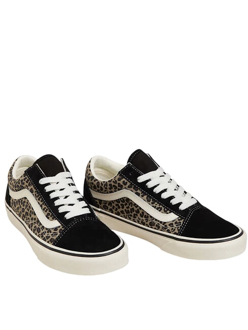 VANS OLD SKOOL COLOR THEORY Adidași din pânză negru/leopard - Pantofi unisex