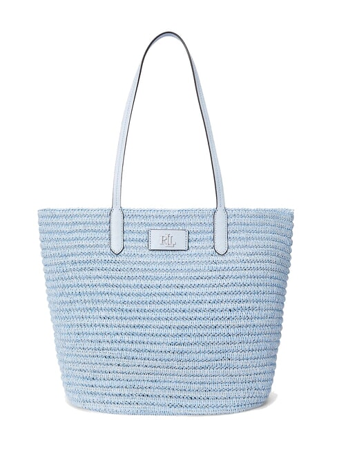 RALPH LAUREN BRIE 31 Geantă de cumpărături din paie crnflwr blue mlnge/crnflwr blue - Genți femei