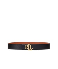 RALPH LAUREN RLL Curea reversibilă din piele granulată - Curele