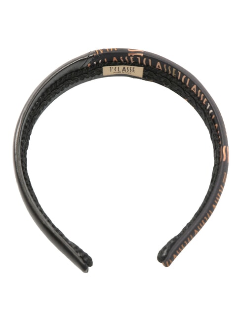 ALVIERO MARTINI PRIMA CLASSE GEO Bandă de păr din satin negru - Accesorii pentru par