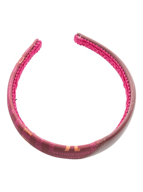 ALVIERO MARTINI PRIMA CLASSE GEO Bandă de păr din satin ciclamă - Accesorii pentru par