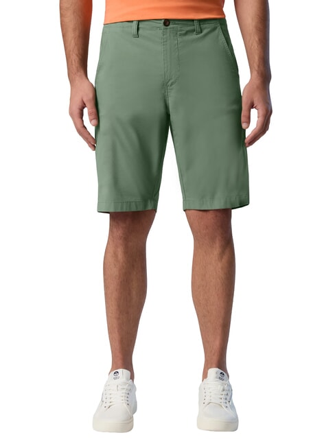 NORTH SAILS FREEDOM Pantaloni scurți chino din bumbac verde militar - Pantaloni