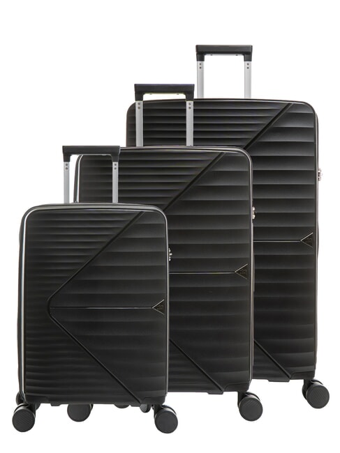 LESAC AIR FLOW Set de 3 cărucioare: cabină, mediu, mare negru - Set trolere