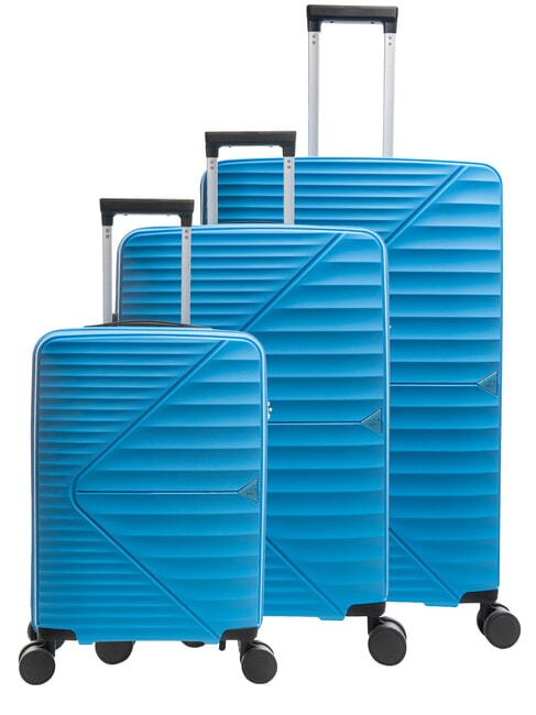 LESAC AIR FLOW Set de 3 cărucioare: cabină, mediu, mare lac albastru - Set trolere