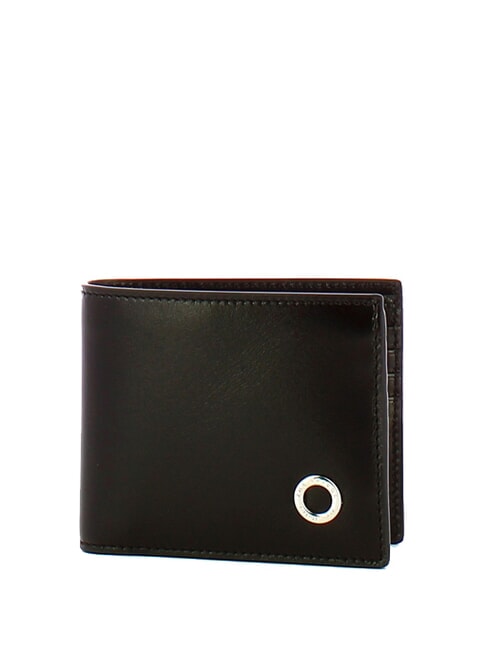 THE BRIDGE BIAGIO Portofel din piele cc negru - Portofele bărbați