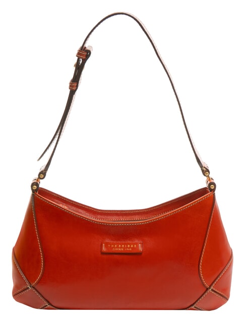 THE BRIDGE GIORGIA Geanta de umar din piele portocaliu ars abb. aur - Genți femei
