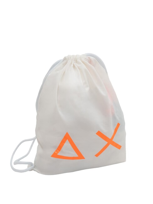 SUN68 SHOE BAG Geantă de pantofi alb/portocaliu fluorescent - Accesorii de călătorie