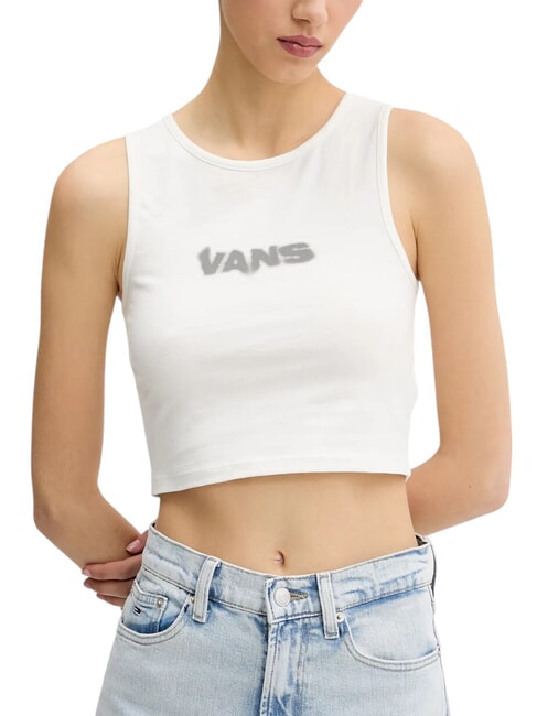 VANS BLUR Top scurt cu imprimeu de logo Bezea - tricou